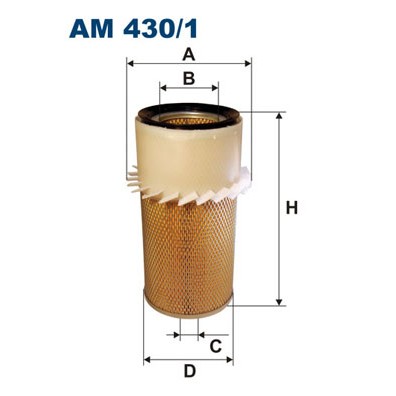 Слика на Филтер за воздух FILTRON AM 430/1