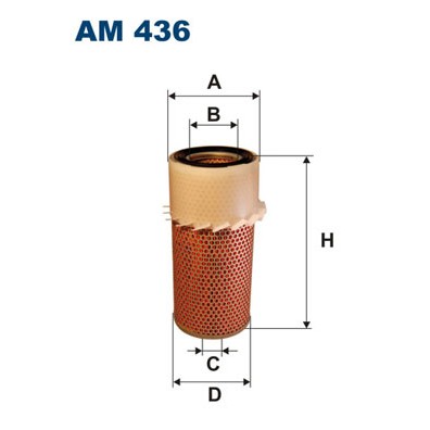 Слика на Филтер за воздух FILTRON AM 436