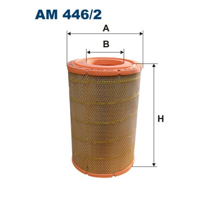 Слика на филтер за воздух FILTRON AM 446/2 за камион MAN L2000 8.155 L, LR, LC, LLC, LRC, LLRC, L-LF - 155 коњи дизел