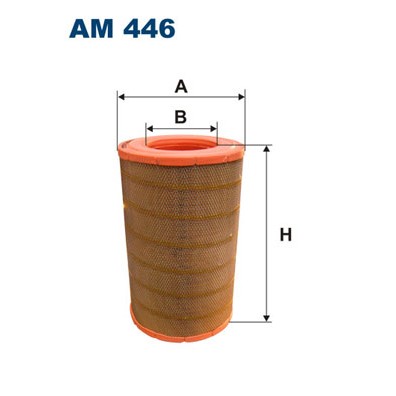 Слика на филтер за воздух FILTRON AM 446 за камион MAN F 2000 19.364 FAC - 360 коњи дизел