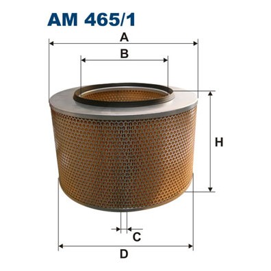 Слика на филтер за воздух FILTRON AM 465/1 за камион Mercedes Actros 1996 2535 L - 299 коњи бензин