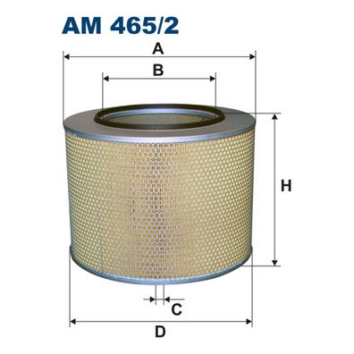 Слика на филтер за воздух FILTRON AM 465/2 за камион Mercedes Actros 1996 1835 S, 1835 LS - 354 коњи дизел