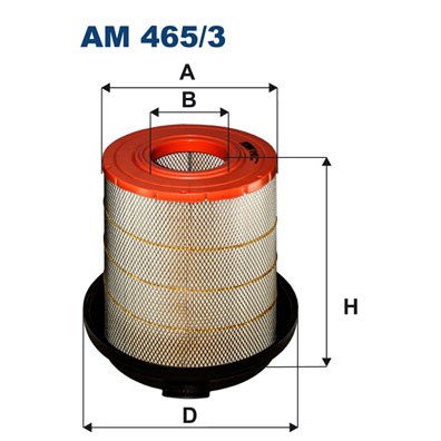 Слика на филтер за воздух FILTRON AM 465/3 за камион Mercedes Atego 1 1523 K - 231 коњи дизел