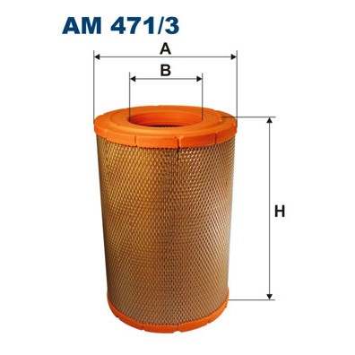 Слика на филтер за воздух FILTRON AM 471/3 за камион Renault Midlum 160.12 - 160 коњи дизел