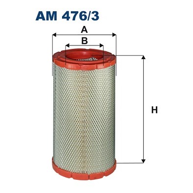 Слика на филтер за воздух FILTRON AM 476/3 за камион Setra Series 400 TopClass S 416 HDH, TopClass S 417 HDH - 435 коњи дизел