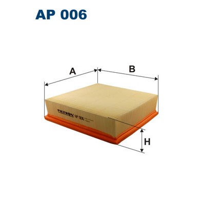 Слика на филтер за воздух FILTRON AP 006 за Jaguar XJ (XJ 40, 81) 6 3.6 - 197 коњи бензин