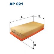 Слика 1 на филтер за воздух FILTRON AP 021