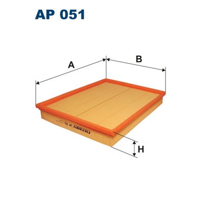 Слика на филтер за воздух FILTRON AP 051 за Opel Astra G Saloon 1.8 16V - 125 коњи бензин