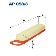 Слика 1 на филтер за воздух FILTRON AP 058/8