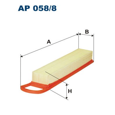 Слика на филтер за воздух FILTRON AP 058/8 за Peugeot Partner Tepee 1.6 - 120 коњи бензин