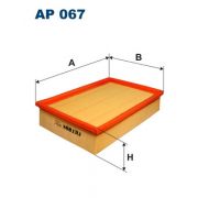 Слика 1 на филтер за воздух FILTRON AP 067