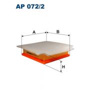 Слика 1 на филтер за воздух FILTRON AP 072/2