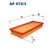 Слика 1 на филтер за воздух FILTRON AP 074/3