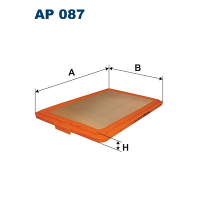 Слика на филтер за воздух FILTRON AP 087 за Alfa Romeo 164 Sedan 3.0 V6 (164.H1A, 164.H1B, 164.K1P) - 180 коњи бензин