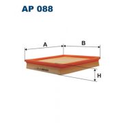 Слика 1 на филтер за воздух FILTRON AP 088