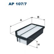 Слика 1 на филтер за воздух FILTRON AP 107/7