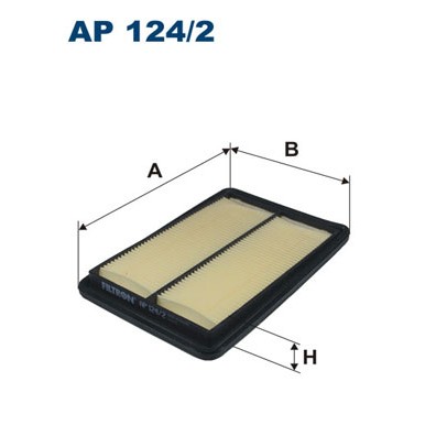 Слика на Филтер за воздух FILTRON AP 124/2