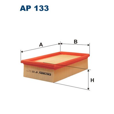 Слика на филтер за воздух FILTRON AP 133 за Renault Laguna Nevada (K56) 2.0 16V (K56D/M) - 139 коњи бензин