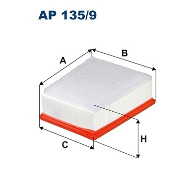 Слика на филтер за воздух FILTRON AP 135/9 за Renault Megane 4 Hatchback 1.8 RS TCe 280 (B9M6) - 279 коњи бензин