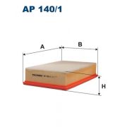 Слика 1 на филтер за воздух FILTRON AP 140/1