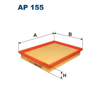 Слика на филтер за воздух FILTRON AP 155 за Fiat Idea 1.4 - 82 коњи бензин
