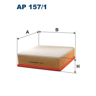 Слика на филтер за воздух FILTRON AP 157/1 за VW LT 28-46 2 Platform (2DX0FE) 2.8 TDI - 130 коњи дизел