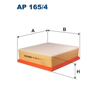 Слика на филтер за воздух FILTRON AP 165/4 за Ford Mondeo 4 2.5 - 220 коњи бензин