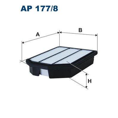 Слика на Филтер за воздух FILTRON AP 177/8