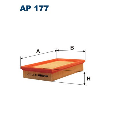 Слика на филтер за воздух FILTRON AP 177 за Hyundai Excel (X-2) 1.5 i - 84 коњи бензин