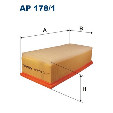 Слика на Филтер за воздух FILTRON AP 178/1