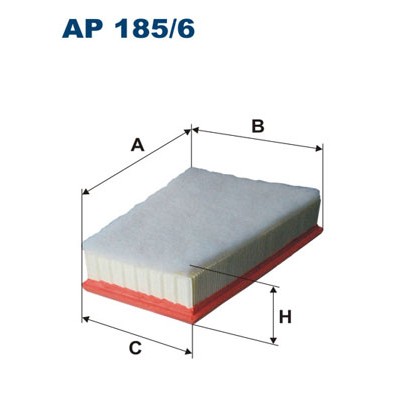 Слика на филтер за воздух FILTRON AP 185/6 за Renault Fluence (L30) 1.6 Flex - 115 коњи Бензин/Етанол