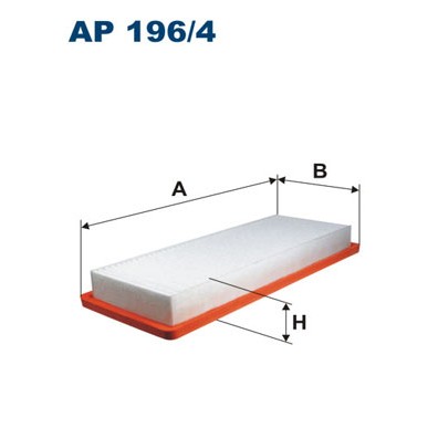 Слика на филтер за воздух FILTRON AP 196/4 за Citroen C5 TD Break 1.6 VTI 120 - 120 коњи бензин