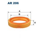 Слика 1 на филтер за воздух FILTRON AR 206