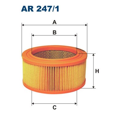 Слика на Филтер за воздух FILTRON AR 247/1