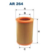 Слика 1 на филтер за воздух FILTRON AR 264