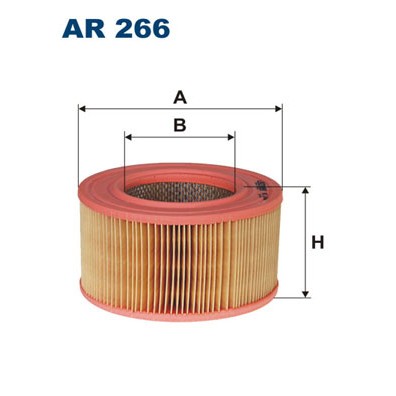 Слика на филтер за воздух FILTRON AR 266 за VW Transporter T3 Box 2.1 - 112 коњи бензин