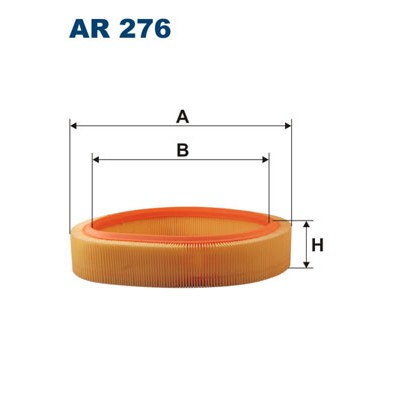 Слика на филтер за воздух FILTRON AR 276 за Renault 19 II Chamade 1.4 - 78 коњи бензин