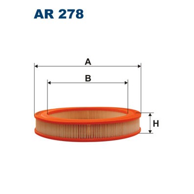 Слика на Филтер за воздух FILTRON AR 278