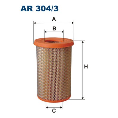 Слика на Филтер за воздух FILTRON AR 304/3