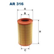 Слика 1 на филтер за воздух FILTRON AR 316