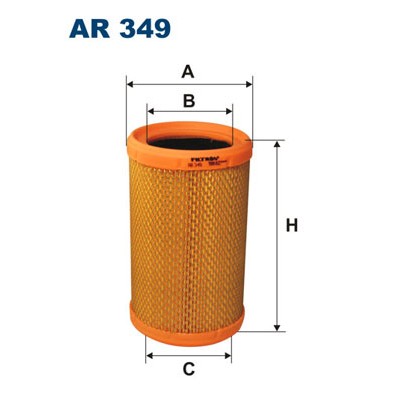 Слика на филтер за воздух FILTRON AR 349 за Nissan Kubistar Box 1.2 - 60 коњи бензин