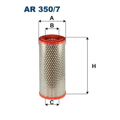 Слика на Филтер за воздух FILTRON AR 350/7