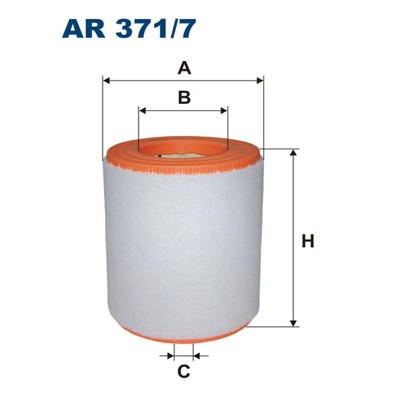 Слика на Филтер за воздух FILTRON AR 371/7