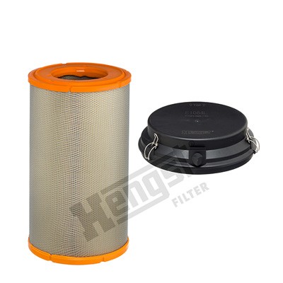 Слика на филтер за воздух HENGST FILTER E1084L за камион DAF XF 105 FAT 105.510 - 510 коњи дизел