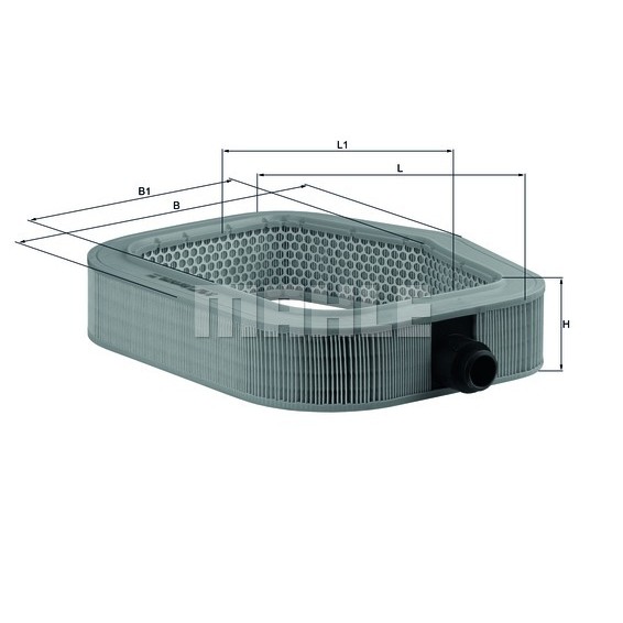 Слика на филтер за воздух KNECHT LX 990 за Mercedes E-class (w124) 300 E-24 (124.031) - 220 коњи бензин
