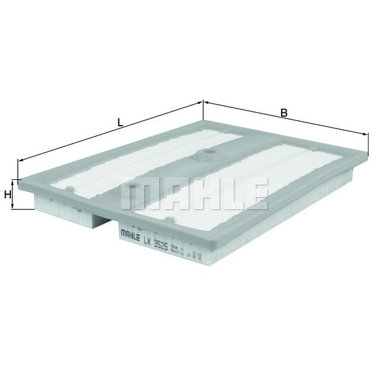 Слика на филтер за воздух MAHLE LX 3525 за Skoda Superb Estate (3V5) 1.4 TSI - 125 коњи бензин