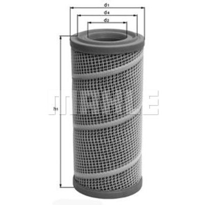 Слика на филтер за воздух MAHLE LX 714 за камион Scania 4 Series 94 D/230 - 230 коњи дизел