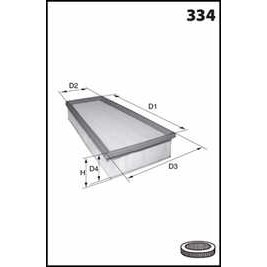 Слика на Филтер за воздух MECAFILTER  ELP3967