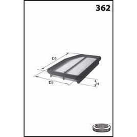 Слика на Филтер за воздух MECAFILTER  ELP9402