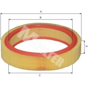 Слика на филтер за воздух MFILTER A 117 за Renault 19 II Chamade 1.4 - 78 коњи бензин